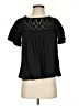 J.Crew 100% Cotton Black Short Sleeve Blouse Size XS - photo 1