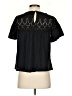 J.Crew 100% Cotton Black Short Sleeve Blouse Size XS - photo 2