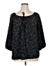 Olivia & Martin 100% Polyester Black 3/4 Sleeve Blouse Size 1X - photo 1