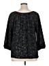 Olivia & Martin 100% Polyester Black 3/4 Sleeve Blouse Size 1X - photo 2