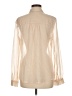 Dialogue 100% Polyester Ivory Long Sleeve Blouse Size M - photo 2