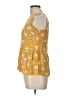 TU 100% Viscose Yellow Sleeveless Blouse Size 10 - photo 5