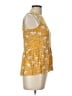 TU 100% Viscose Yellow Sleeveless Blouse Size 10 - photo 4
