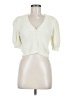 Katie J NYC Ivory 3/4 Sleeve Top Size M - photo 1