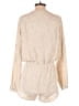 Cloth & Stone Metallic Tan Ivory Romper Size S - photo 2