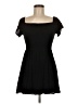 Love, Fire 100% Rayon Solid Black Casual Dress Size M - photo 1