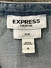 Express Blue 3/4 Sleeve Button-Down Shirt Size XL - photo 7