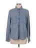 Billy T 100% Lyocell Blue Long Sleeve Button-Down Shirt Size M - photo 1