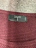 T Tahari Burgundy Pullover Sweater Size S - photo 7