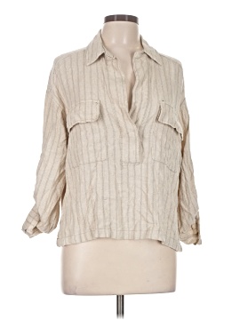 Max Studio 3/4 Sleeve Button Down Shirt