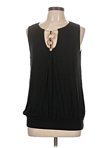 August Silk Sleeveless Blouse (view 1)