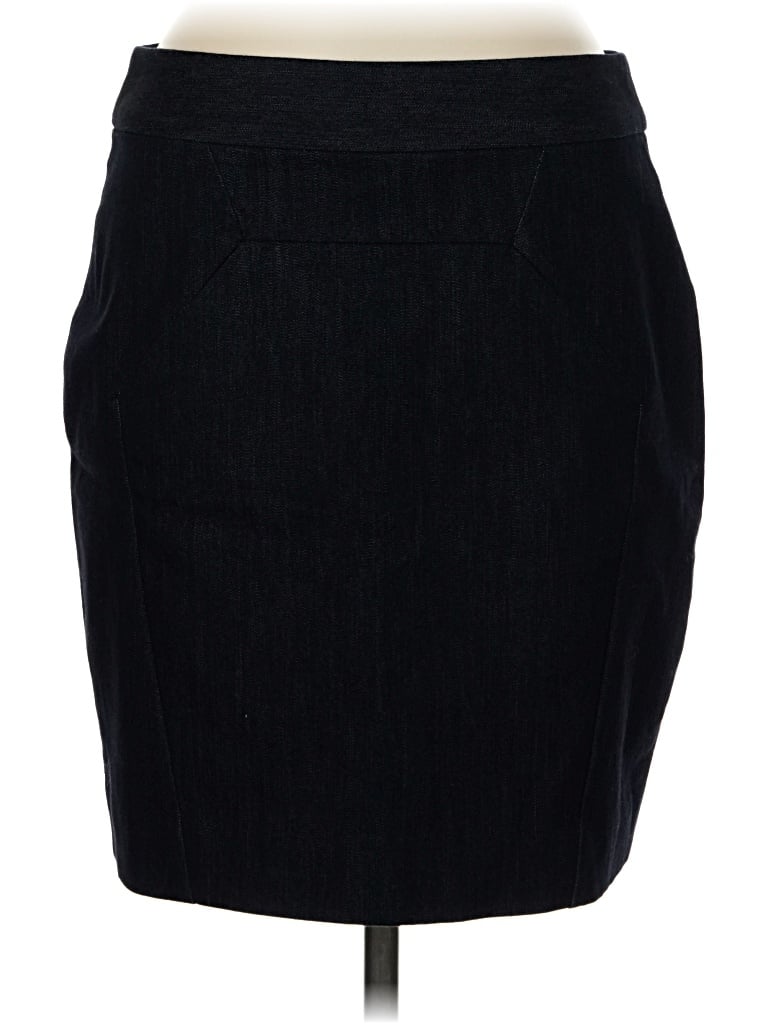 Pre-owned Leifsdottir Denim Skirt In Black