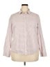 Talbots Stripes Pink Long Sleeve Button-Down Shirt Size 20 - photo 1