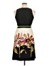 Evan Picone Graphic Black Cocktail Dress Size 14 Petite - photo 2