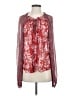 Free People 100% Nylon Red Long Sleeve Blouse Size XS - photo 1