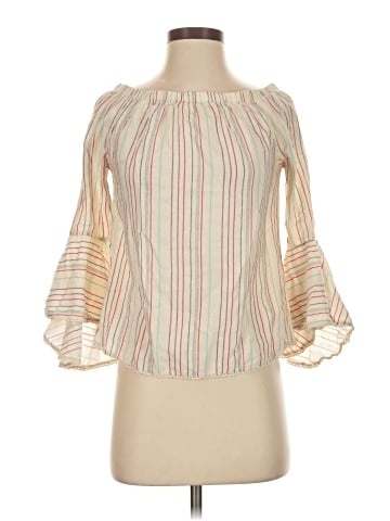 Solitaire 3/4 Sleeve Blouse (view 1)
