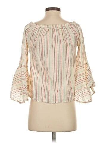 Solitaire 3/4 Sleeve Blouse (view 2)