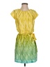 Guess 100% Polyester Tie-dye Green Casual Dress Size 2 - photo 1