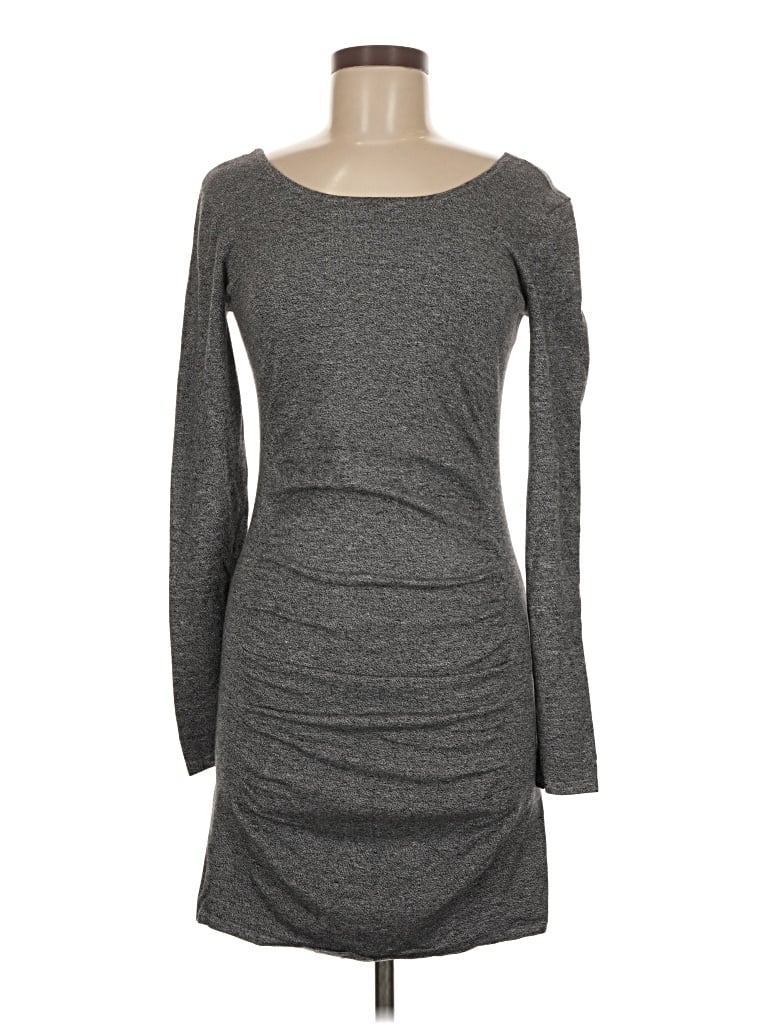 Pre-owned Express Outlet Casual Dress In Gray