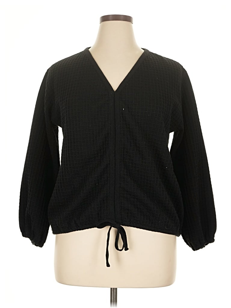Pre-owned Max Studio Kimono In Black