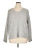 Tribal 100% Polyester Metallic Silver Pullover Sweater Size XL - photo 1