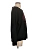 Milly Graphic Black Pullover Sweater Size S - photo 4