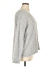 Tribal 100% Polyester Metallic Silver Pullover Sweater Size XL - photo 4