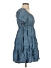 Blu Pepper Blue Casual Dress Size S - photo 4