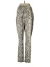Boston Proper Animal Print Silver Casual Pants Size M - photo 2