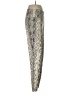 Boston Proper Animal Print Silver Casual Pants Size M - photo 4