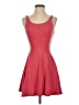 Express Solid Red Casual Dress Size XS - photo 1