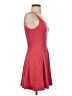 Express Solid Red Casual Dress Size XS - photo 4