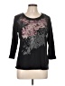 Laura Scott Black 3/4 Sleeve T-Shirt Size L - photo 1