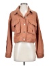 Topshop 100% Cotton Brown Jacket Size 4 - photo 1