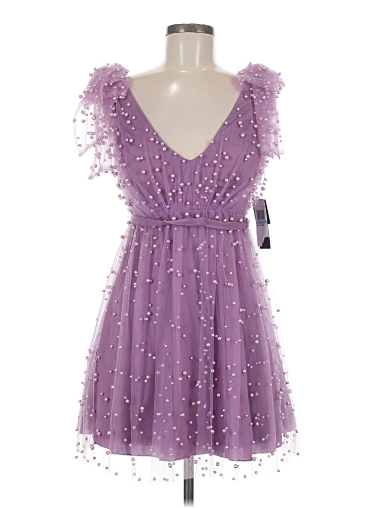 Seni & Cade Cocktail Dress In Purple