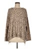 Jodifl Brown Long Sleeve Top Size M - photo 1