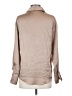 Zara Metallic Tan Long Sleeve Blouse Size XS - photo 2