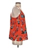 Cooper & Ella 100% Polyester Orange Sleeveless Blouse Size Sm (1) - photo 4