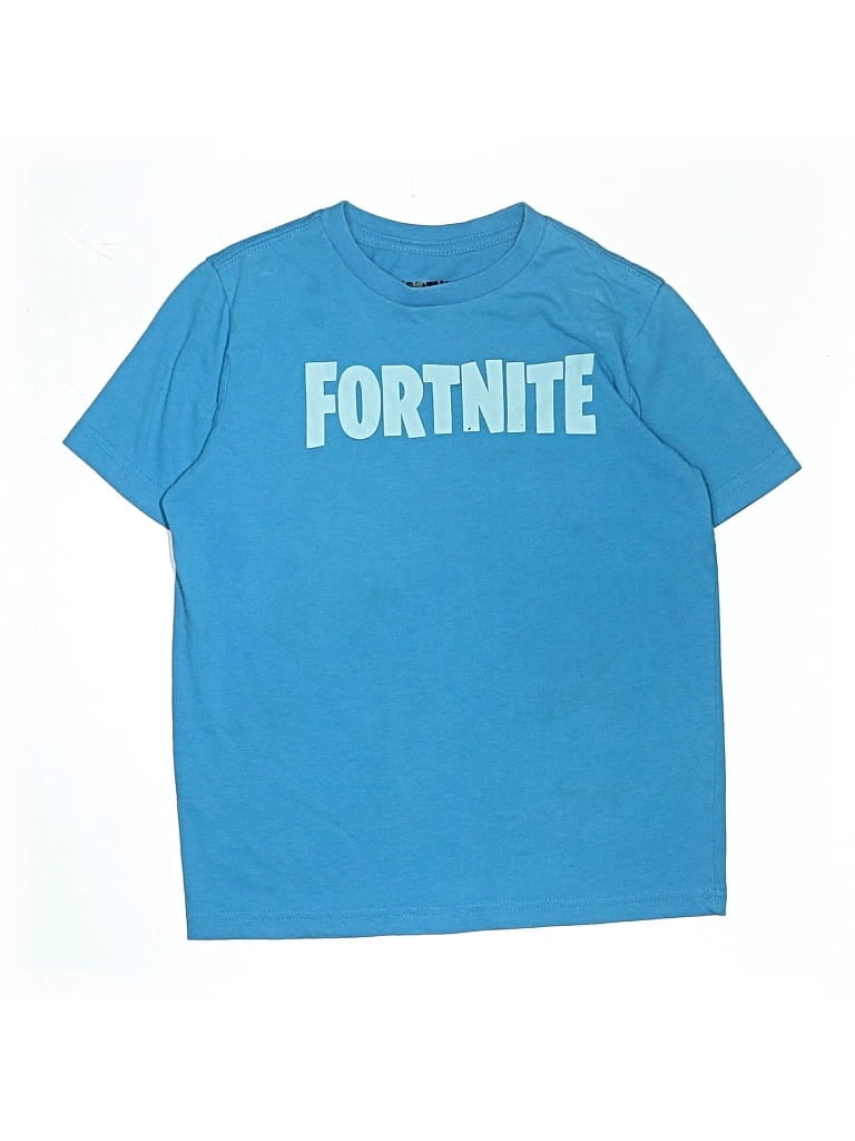 Pre-owned Fortnite Kids' Short Sleeve T-shirt In Blue