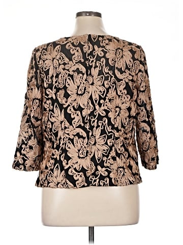 Alex Evenings 3/4 Sleeve Blouse (view 2)