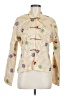 Assorted Brands Floral Ivory Long Sleeve Blouse Size M - photo 1