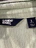 Lands' End Solid Green Long Sleeve Blouse Size L - photo 7