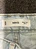 MNG 100% Cotton Blue Denim Shorts Size 2 - photo 3