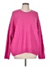 Vince Camuto Solid Pink Pullover Sweater Size L - photo 1