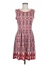 Max Studio Paisley Red Casual Dress Size M - photo 1