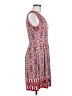 Max Studio Paisley Red Casual Dress Size M - photo 4