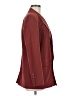 R | Label 100% Silk Burgundy Silk Blazer Size M - photo 4
