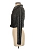 Daisy Street 100% Polyester Metallic Black Long Sleeve Blouse Size XS - photo 5