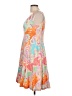 Chaps 100% Cotton Paisley Orange Cocktail Dress Size 12 (petite) - photo 5