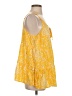 Torrid 100% Rayon Yellow Sleeveless Blouse Size Med Plus (00) - photo 4